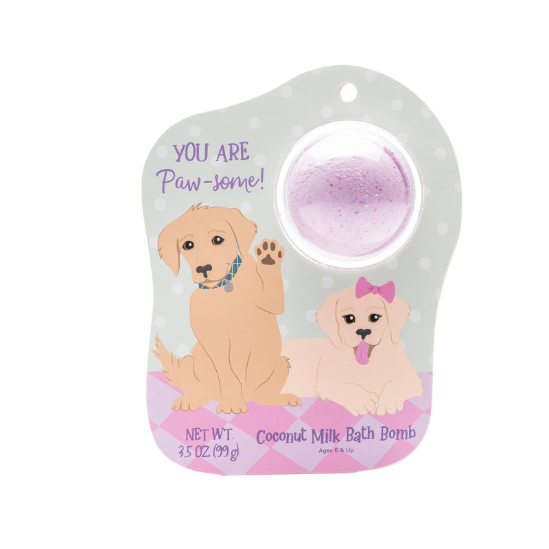 Golden Retriever Puppies Clamshell Bath Bomb