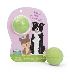 Yorkie + Border Collie Clamshell Bath Bomb