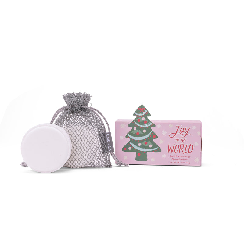 Christmas Tree Shower Steamer Gift Set