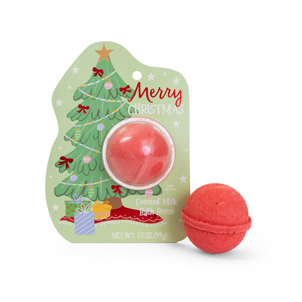 Christmas Tree Clamshell Bath Bomb