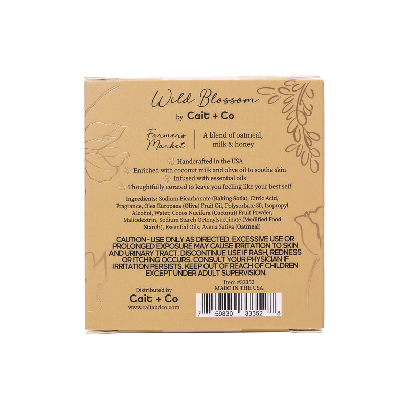 Wild Blossom Soothing Bath Bomb - Farmers Market