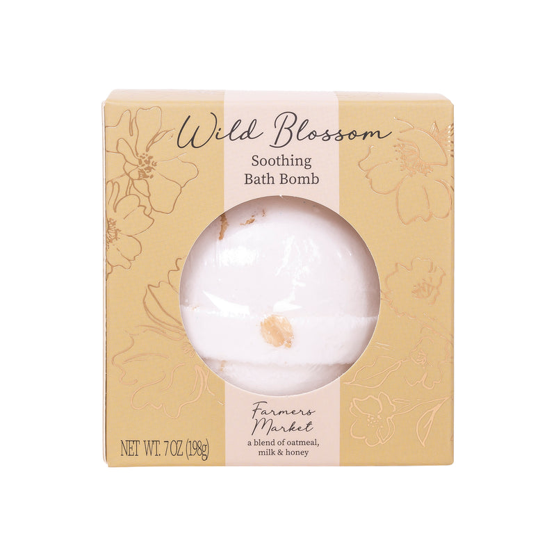 Wild Blossom Soothing Bath Bomb - Farmers Market