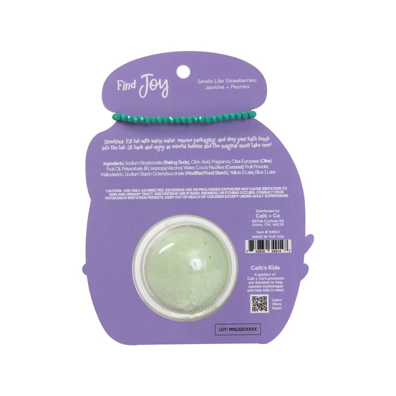 Friendship Bracelet Bath Bomb - Joy