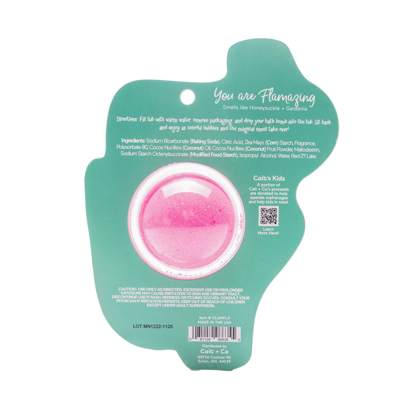 Flamingo Bath Bomb Clamshell