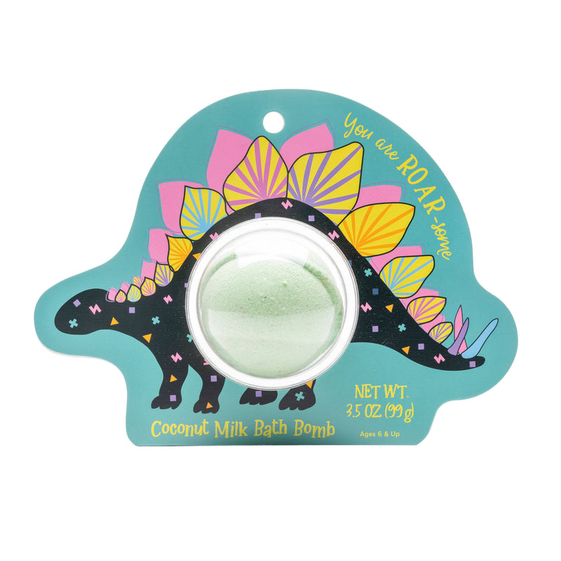 Stegosaurus Bath Bomb Clamshell