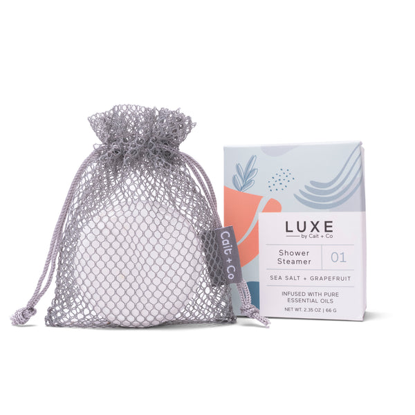 Sea Salt + Grapefruit Aromatherapy Shower Steamer